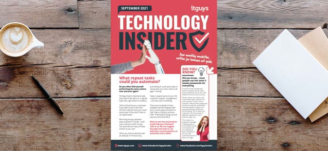 What Repeat Tasks Could You Automate September 2021 ITGUYS