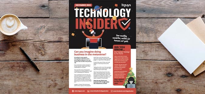 ITGUYS Tech Insider Dec 22 | Metaverse